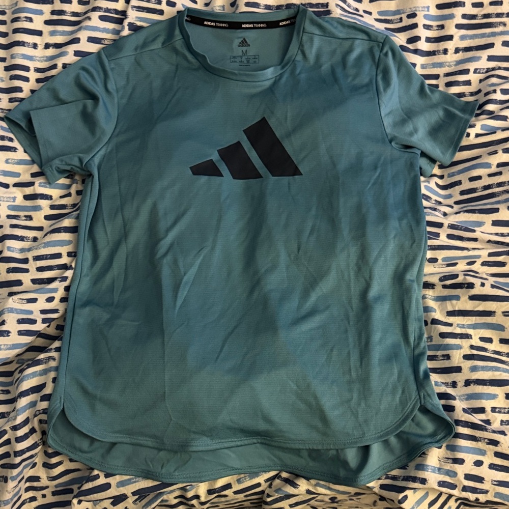 Adidas Women's Blue Short Sleeve Tee